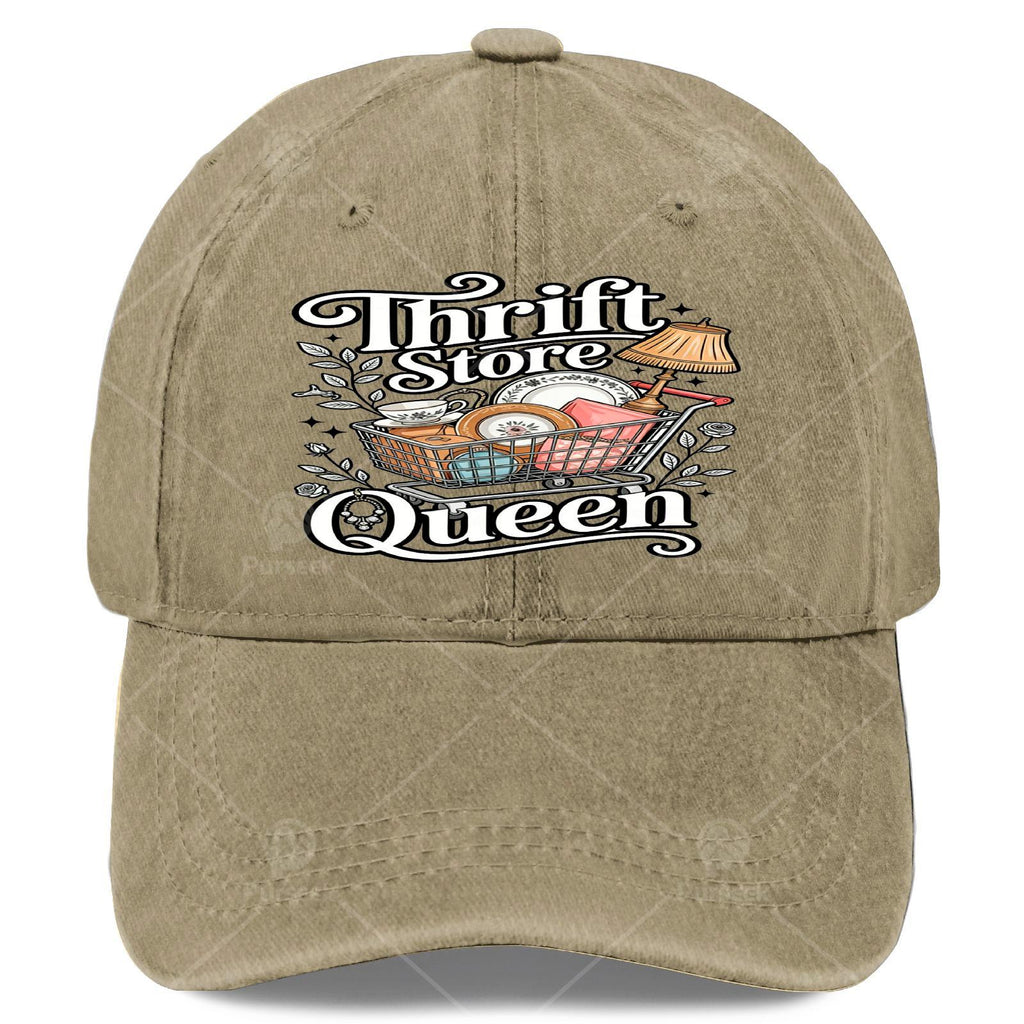 Thrift Store Queen Thrifter Onlines Seller Thrifting Baseball Hat Unisex