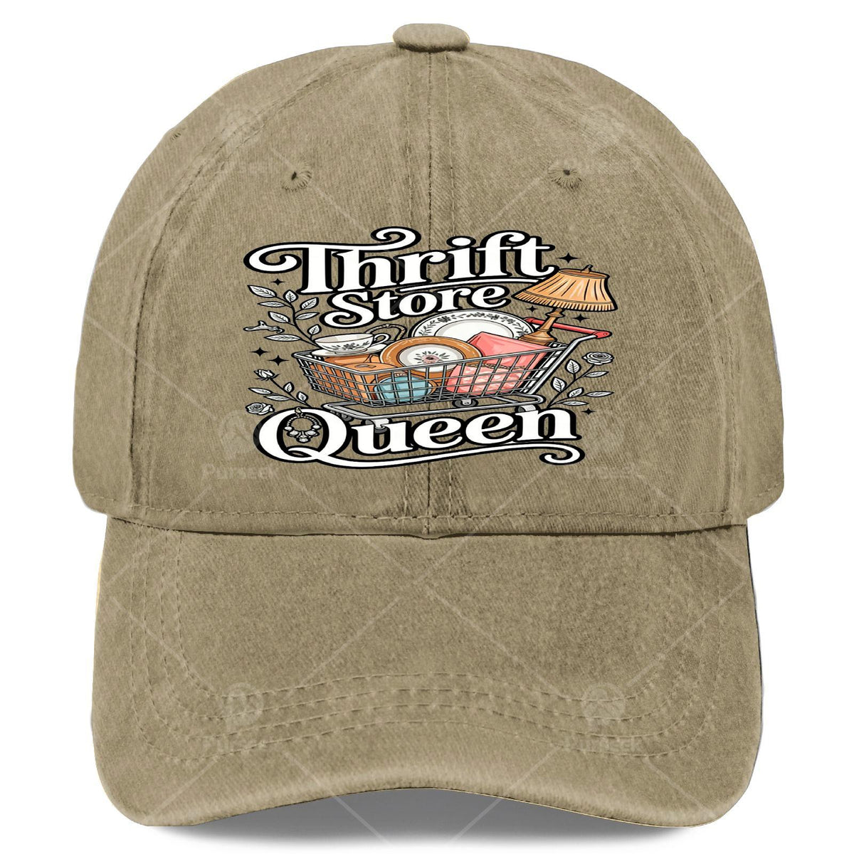 Thrift Store Queen Thrifter Onlines Seller Thrifting Baseball Hat Unisex