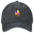 2026 Latest Face-Slimming Baseball Cap, American Retro Cap, Couple'S Matching Cap, Eid Mubarak Floral Islamic Ramadan T-Shirt, Muslim Style, Washed Baseball Cap(Unisex), Retro Snapback Cap