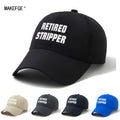 A Unisex, Fashionable and Versatile Printed "Retired Stripper" Quick-dry Baseball Cap, a Classic Lightweight Outdoor Baseball Cap, a Breathable Summer Sun Hat, Suitable for Outdoor Vacations, Travel, Camping, and Other Leisure Occasions. It's a Perfe