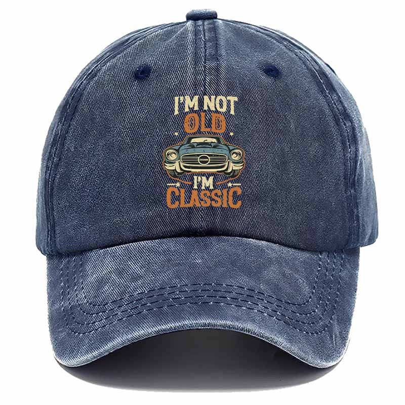 Retro Baseball Cap with Vintage Car Design, Perfect for Casual Attire And Embracing The Retro Trend.