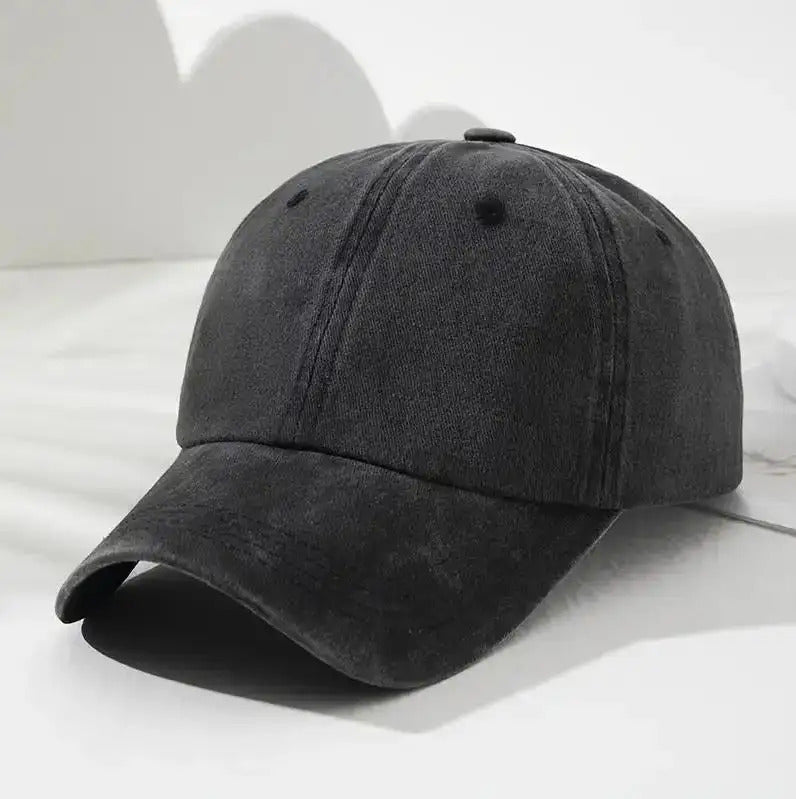 1 Washed Cycling Cap, Men's Outdoor Windproof Hood, Women's Washed Cap, Breathable Baseball Cap, Lightweight and Breathable Outdoor Hat, Adjustable Head Circumference, Curved Brim Design, Birthday Gift, All-Seasons Style
