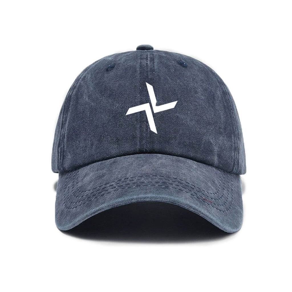 1 Top Water Washed Old Printed Baseball Cap Adult Versatile Easy Windmill Print Washed Old Soft Top Sunshade Baseball Cap Men And Women Fashion Universal Baseball Cap