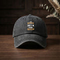 April 1974 Vintage Washed Distressed Duckbill Cap - Adjustable Unisex Baseball & Golf Hat Suitable for Outdoor, Lightweight Breathable Retro with Duckbill Bill, Machine Washable for, Casual Wear, Nostalgic Gift