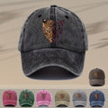 Men'S Leopard Print Baseball Cap - Adjustable Vintage Washed 100% Viscose Lightweight Outdoor Travel Casual Cap - Available in Multiple Colors, Perfect Gift