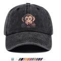 1pc Chimpanzee Print Baseball Cap Suitable for Men & Women, Adjustable Unisex Hat with Chimpanzee Face, Breathable for Streetwear, Hip-Hop, Music Festivals, Skateboarding - Trendy, Daily Commute & Outfits
