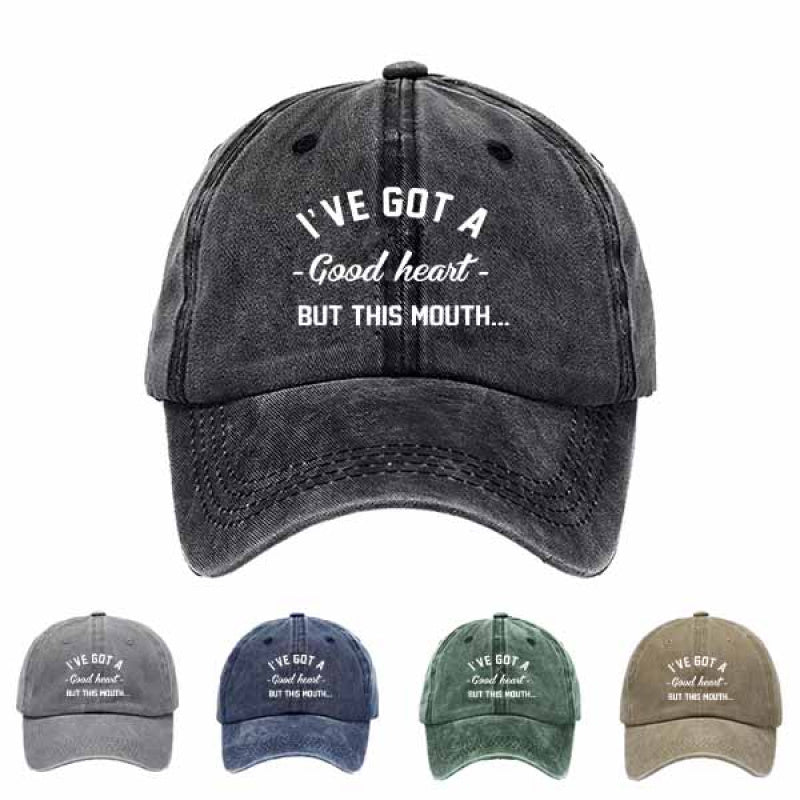 Trendy Baseball Cap with English Slogan Design, Eye-Catching for Daily Outings