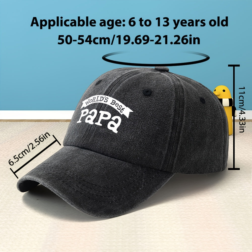 Unisex Printed Baseball Cap, Classic Washed Distressed Vintage Duckbill Cap for Outdoor, Casual, Sports, Shopping, and Vacation,  Street Rock Rap Hip-Hop Hat, Soft, Comfortable, Sweat-Absorbent, Adjustable Cap