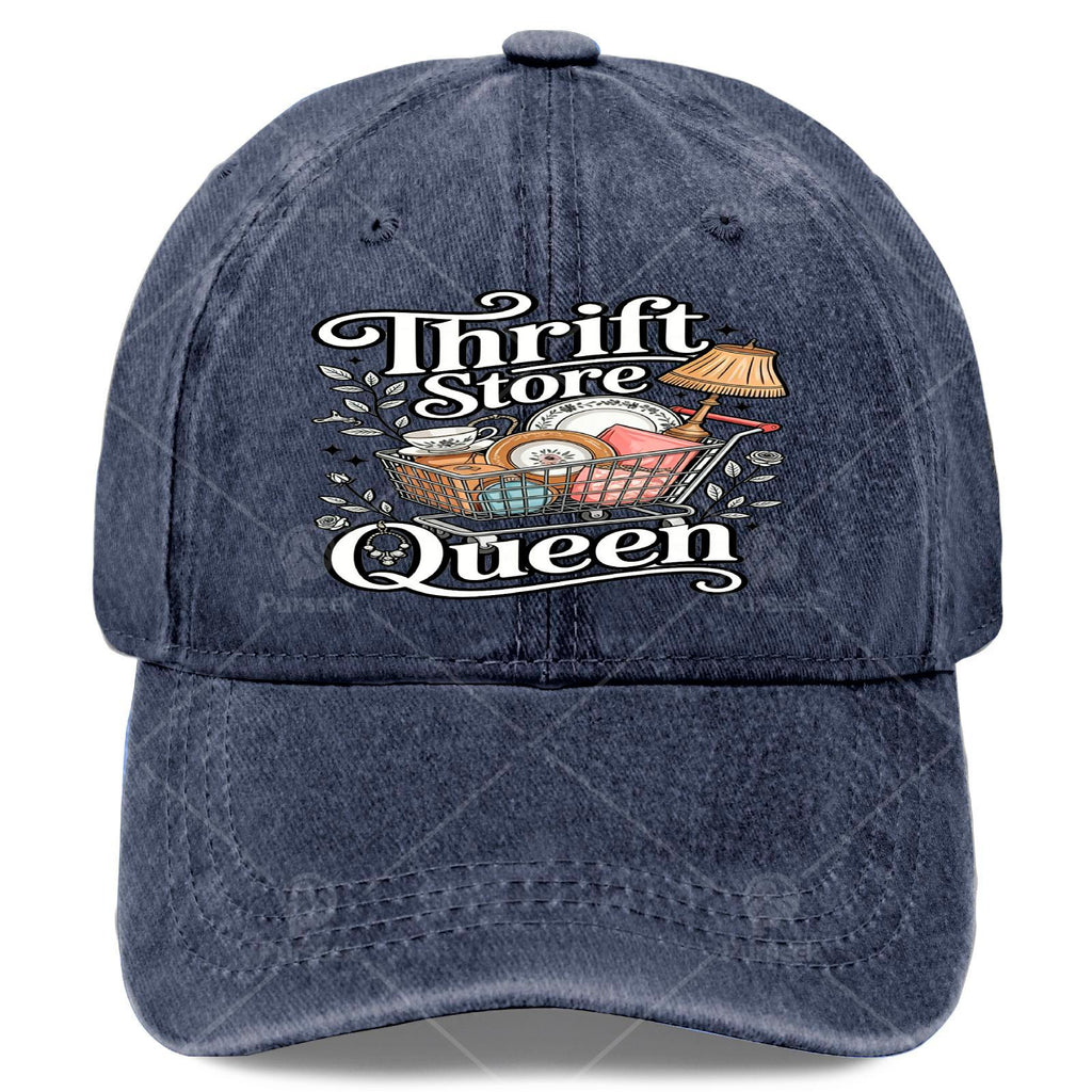 Thrift Store Queen Thrifter Onlines Seller Thrifting Baseball Hat Unisex