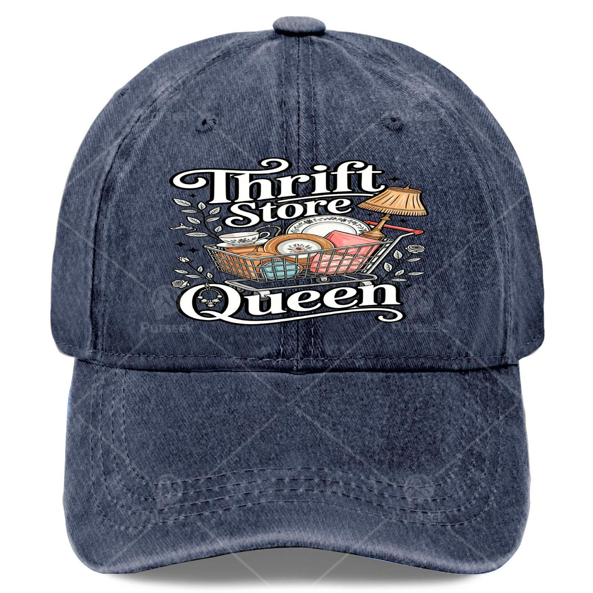 Thrift Store Queen Thrifter Onlines Seller Thrifting Baseball Hat Unisex