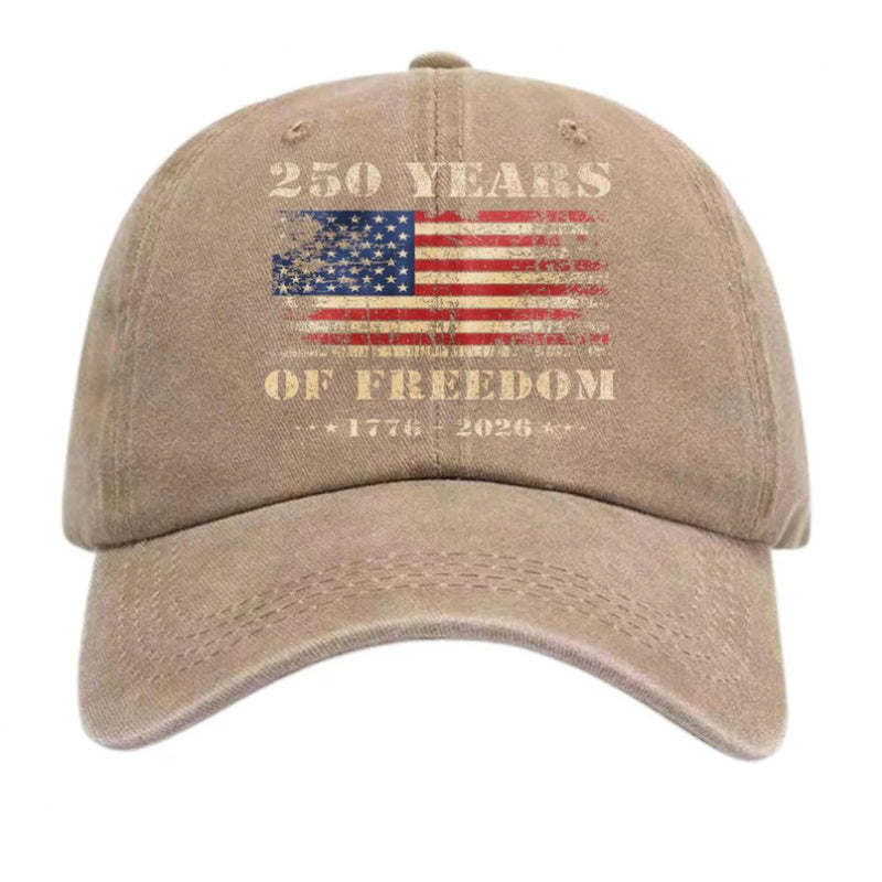 1776-2026 Patriotic Dad Hat Suitable for - Wear, Vintage USA Flag Baseball Cap with Distressed, Lightweight Buckle Closure for 4th Gifts, American Heritage Cap for & (Hand Washable)