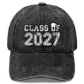 2027 Graduates Retro Baseball Cap - Vintage Unisex Graduation Gift Suitable for &, Machine Washable Cap with Pull String Closure, Retro for Prom, Graduation Parties, Events - Comfortable Cap for 2027 Year-Round