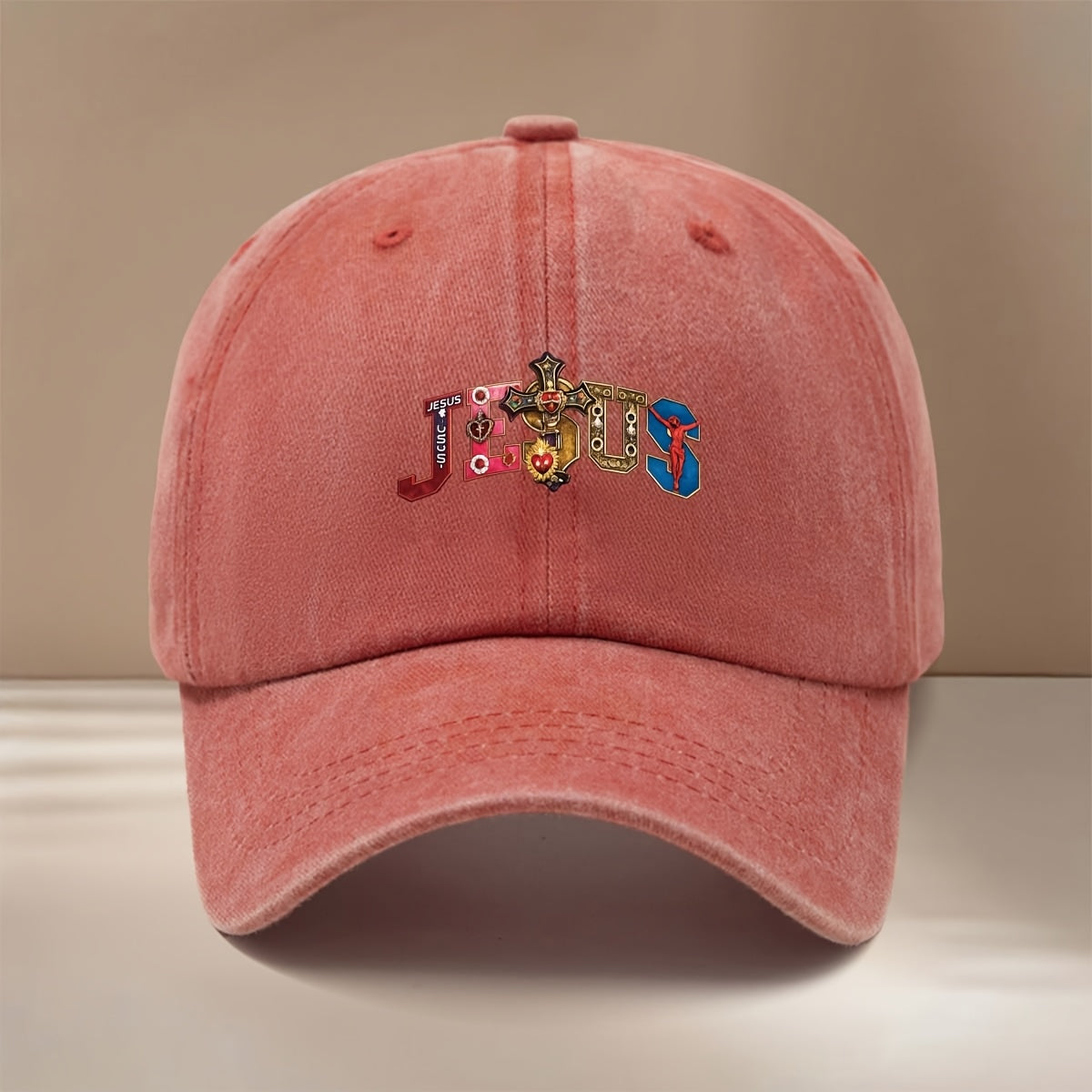 This Is a Baseball Cap with a Gemstone Pattern, Trendy, Comfortable, Adjustable Size, Duck Tongue Hat, Unisex, Lightweight, Personalized Curved Brim Hat, Suitable for Outdoor Sports, Dinners, Camping