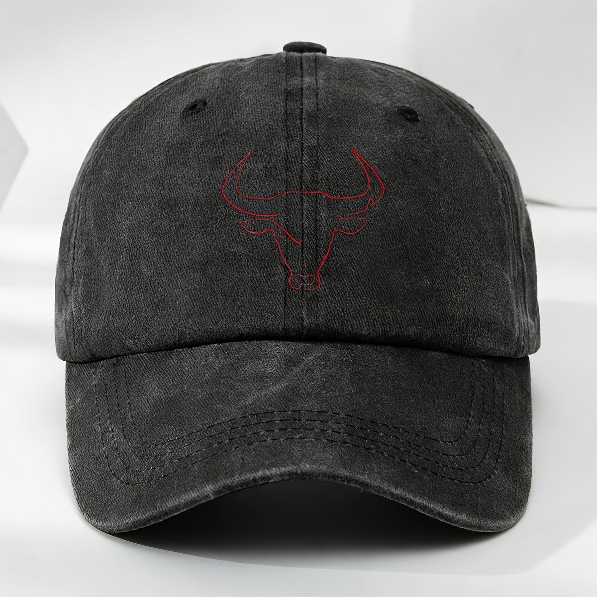 Men's Summer Casual Washed Baseball Hat, Lightweight Adjustable Outdoor Sun Hat for Everyday