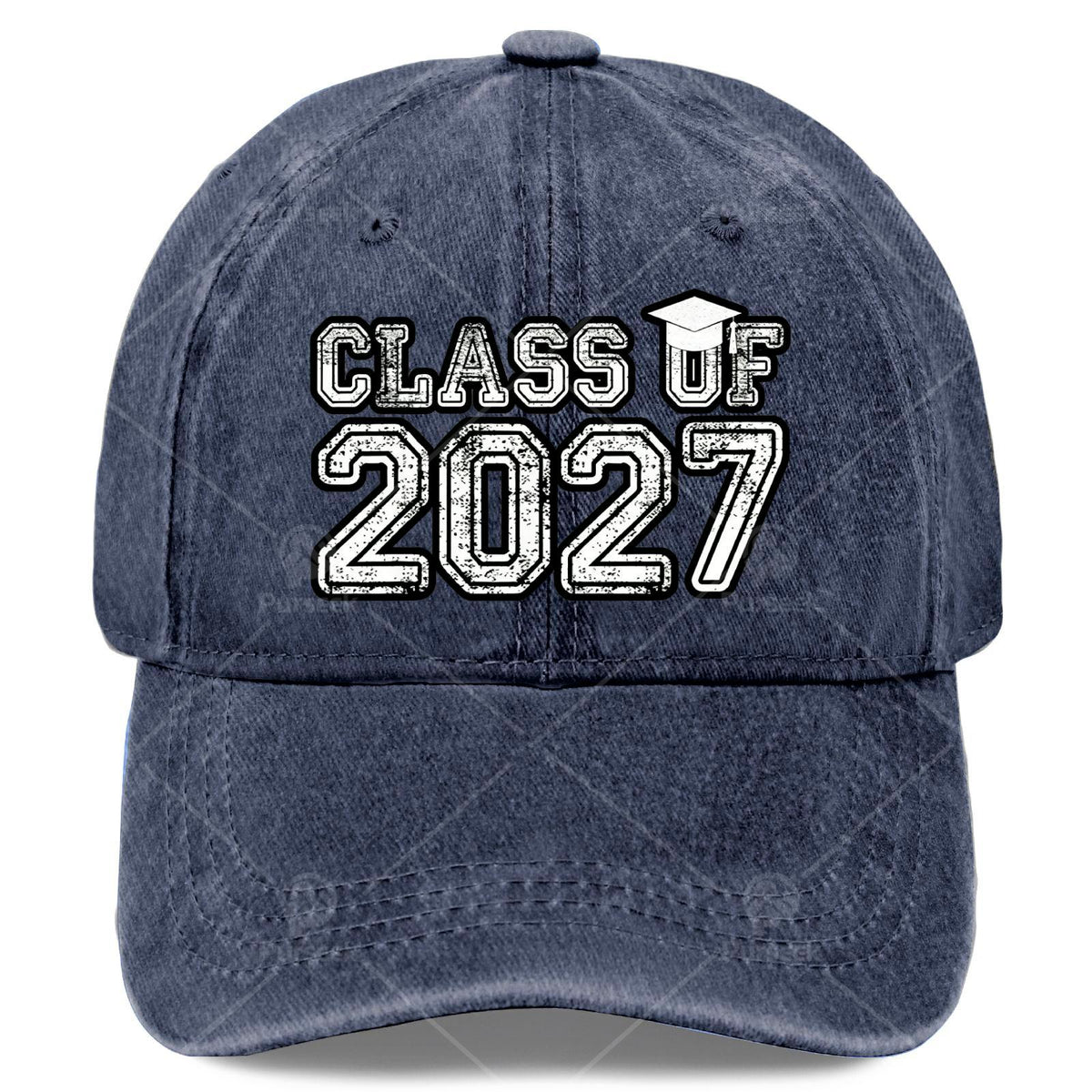 2027 Graduates Retro Baseball Cap - Vintage Unisex Graduation Gift Suitable for &, Machine Washable Cap with Pull String Closure, Retro for Prom, Graduation Parties, Events - Comfortable Cap for 2027 Year-Round
