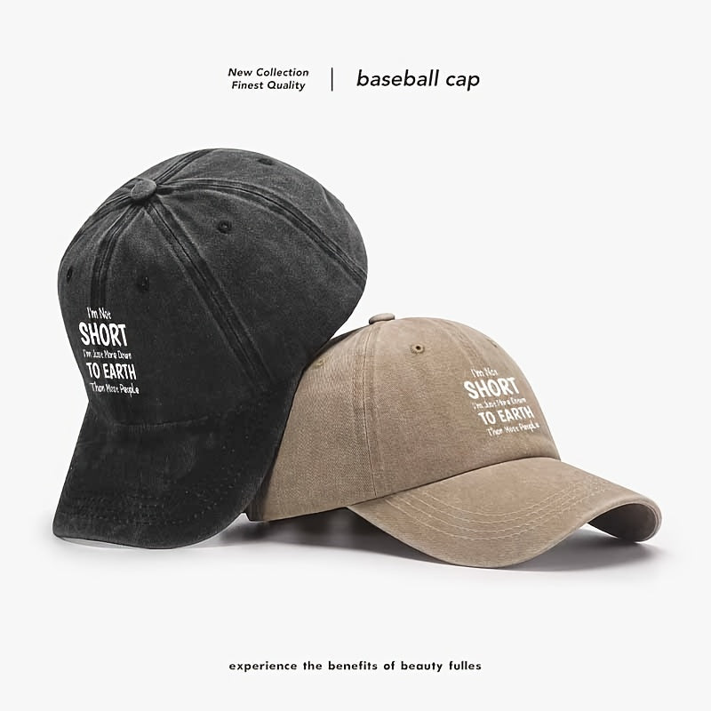 Women'S Baseball Cap | Adjustable Strap, Humorous and Sarcastic Text Design, Lightweight for Daily and Special Occasions, Black/Grey/Blue/Green, Unisex Casual Outdoor Hat, Event Accessory, Printed Pattern, Hand Wash
