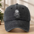Men's Summer Casual Washed Baseball Hat, Lightweight Adjustable Outdoor Sun Hat for Everyday