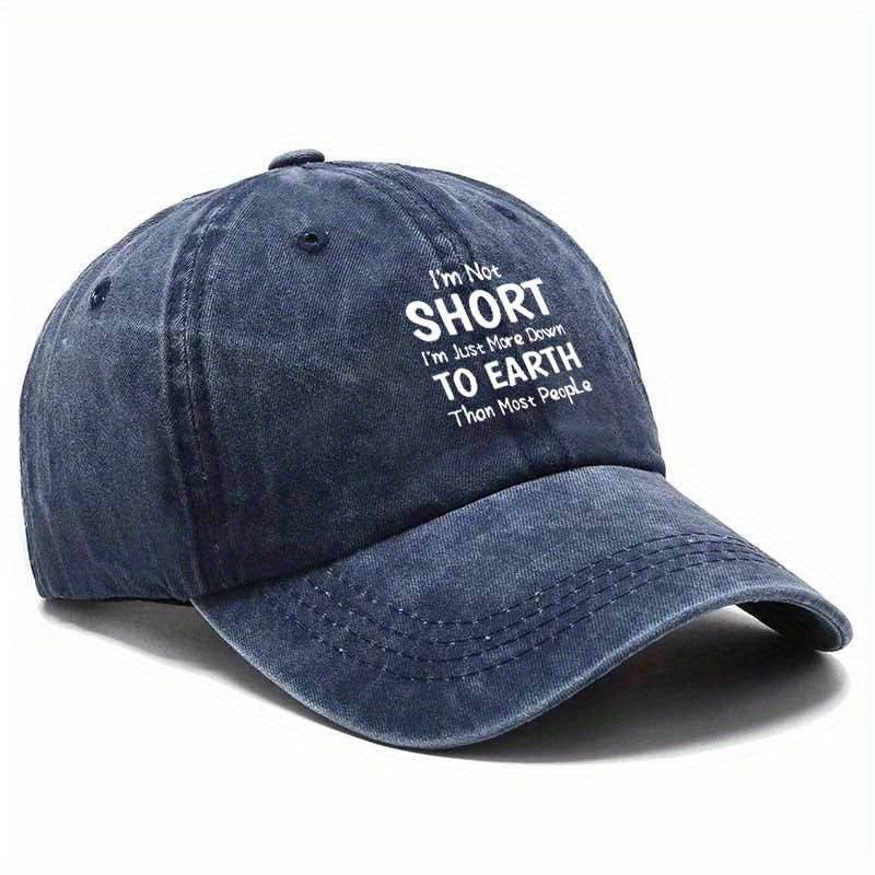 Women'S Baseball Cap | Adjustable Strap, Humorous and Sarcastic Text Design, Lightweight for Daily and Special Occasions, Black/Grey/Blue/Green, Unisex Casual Outdoor Hat, Event Accessory, Printed Pattern, Hand Wash