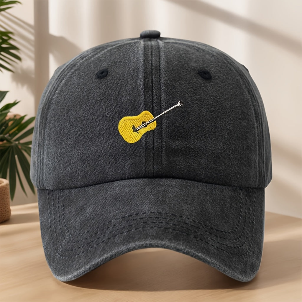 Men's Summer Casual Washed Baseball Hat, Lightweight Adjustable Outdoor Sun Hat for Everyday