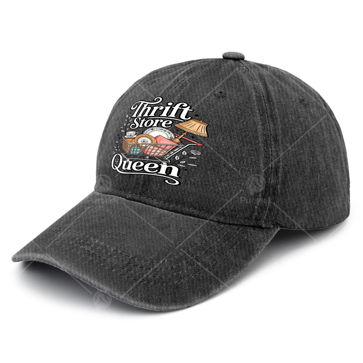 Thrift Store Queen Thrifter Onlines Seller Thrifting Baseball Hat Unisex