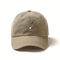 Men'S Adjustable Baseball Cap Featuring Golf Club Embroidery - Made from Lightweight Elastic Material, Designed for Casual Sports, Easy to Hand Wash, Perfect for Golf Enthusiasts And Casual Outfits