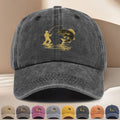 Fishing-Themed Baseball Cap with Curved Brim & Suitable for All- Wear - Sporty Outdoor Hat for Fishing Trips, Daily Use, Parties - Print, Comfortable for Casual and Formal Occasions (No Revision Request)