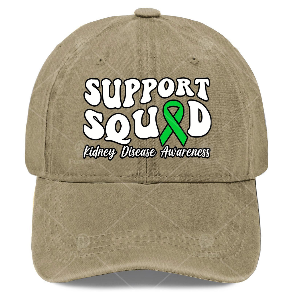 Unisex Baseball with a Green Ribbon for Kidney Disease Awareness Support