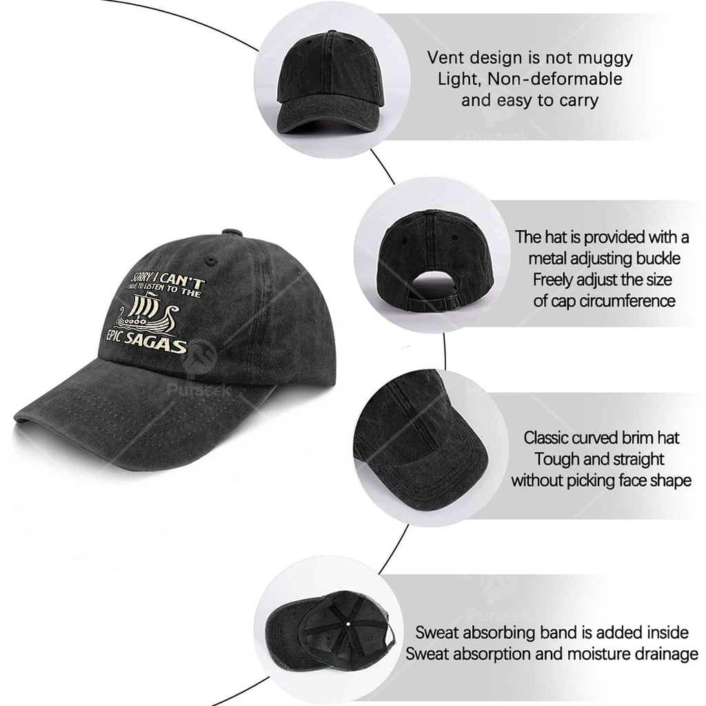 Greek Odyssey Epic Legend Baseball Cap - Vintage All-Over Print Greek Mythology Themed Cap, Suitable for Christmas, Games, Independence Day Celebrations, And Everyday Casual Wear, with a Dome Design Featuring an Odysseus Motif