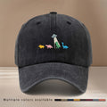 This Is a Baseball Cap with a Dinosaur and UFO Print, Suitable for All Seasons. It Features an Adjustable Size, a Curved Brim, and Is Unisex. The Hat Is Comfortable, Lightweight, and Can Be Worn for Outdoor Sports, Dinners, Camping, or as a  Fashion