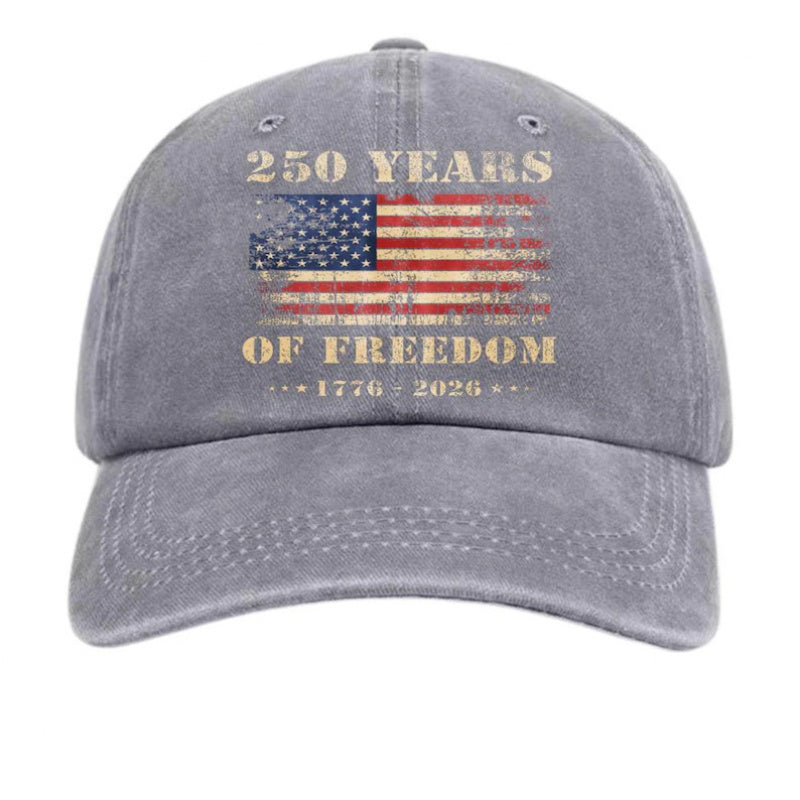 1776-2026 Patriotic Dad Hat Suitable for - Wear, Vintage USA Flag Baseball Cap with Distressed, Lightweight Buckle Closure for 4th Gifts, American Heritage Cap for & (Hand Washable)