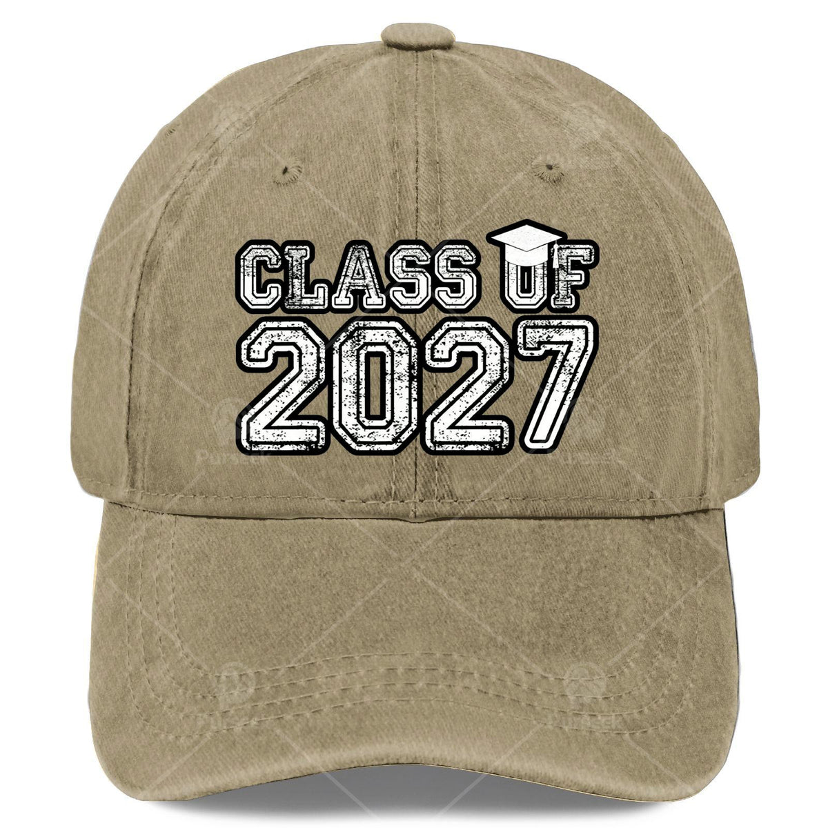Vintage Baseball for The Class of 2027, Perfect for Unisex Graduation Celebrations