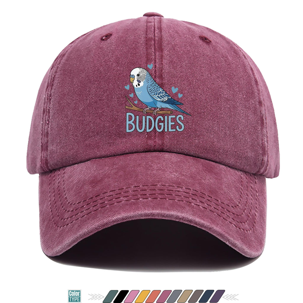1pc Cute and Soothing Parrot Pattern Printed Baseball Cap, Black Papa Trucker Hat, Breathable and Comfortable, Solid Color Simple Vintage Soft Top Dad Hat, Adjustable Size, Unisex, All-Season Sun Hat, Multiple Colors Available, Youth Couples