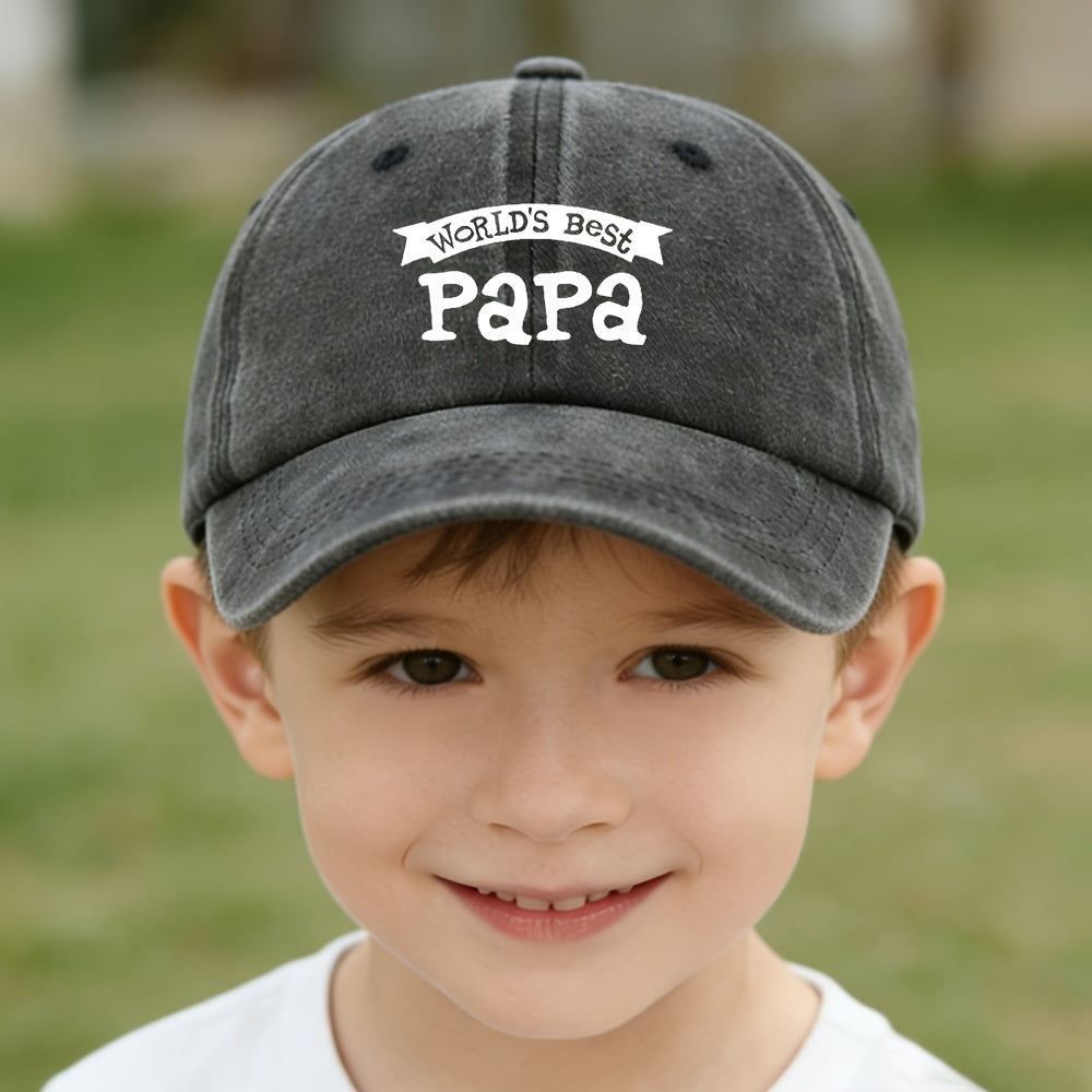 Unisex Printed Baseball Cap, Classic Washed Distressed Vintage Duckbill Cap for Outdoor, Casual, Sports, Shopping, and Vacation,  Street Rock Rap Hip-Hop Hat, Soft, Comfortable, Sweat-Absorbent, Adjustable Cap