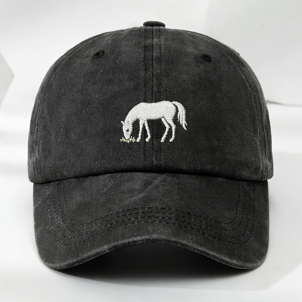 Men's Summer Casual Washed Baseball Hat, Lightweight Adjustable Outdoor Sun Hat for Everyday