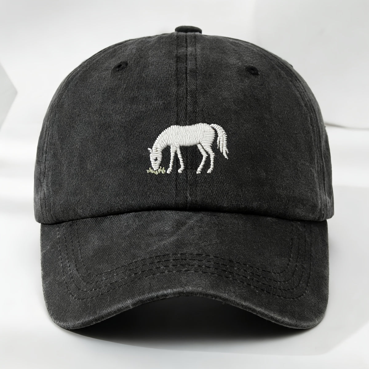 Men's Summer Casual Washed Baseball Hat, Lightweight Adjustable Outdoor Sun Hat for Everyday
