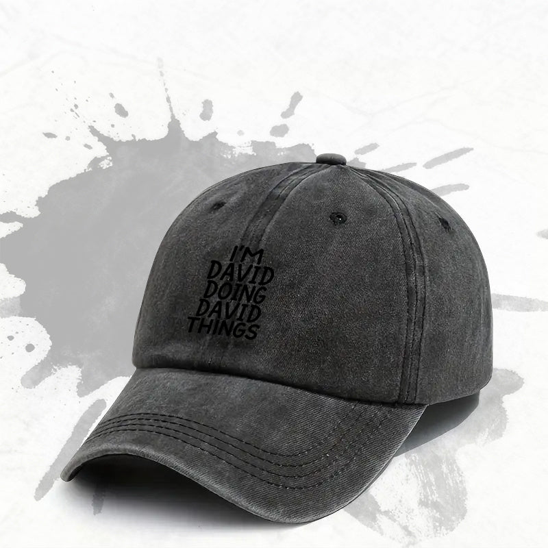1P 1pc, Adjustable Baseball Cap with " Print," Lightweight Printed Women's Hat, "fashionable and Trendy" Men's Trendy Cap, an Ideal Gift for Weddings, Parties, and Birthdays, Perfectly Complements Various Occasions, Showcasing Individual Style.