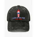 Vintage Torch Graphic Land of The Free 1776 2026 Baseball Cap for Men Women Casual Street Celebration Gift
