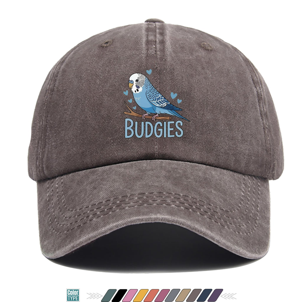 1pc Cute and Soothing Parrot Pattern Printed Baseball Cap, Black Papa Trucker Hat, Breathable and Comfortable, Solid Color Simple Vintage Soft Top Dad Hat, Adjustable Size, Unisex, All-Season Sun Hat, Multiple Colors Available, Youth Couples