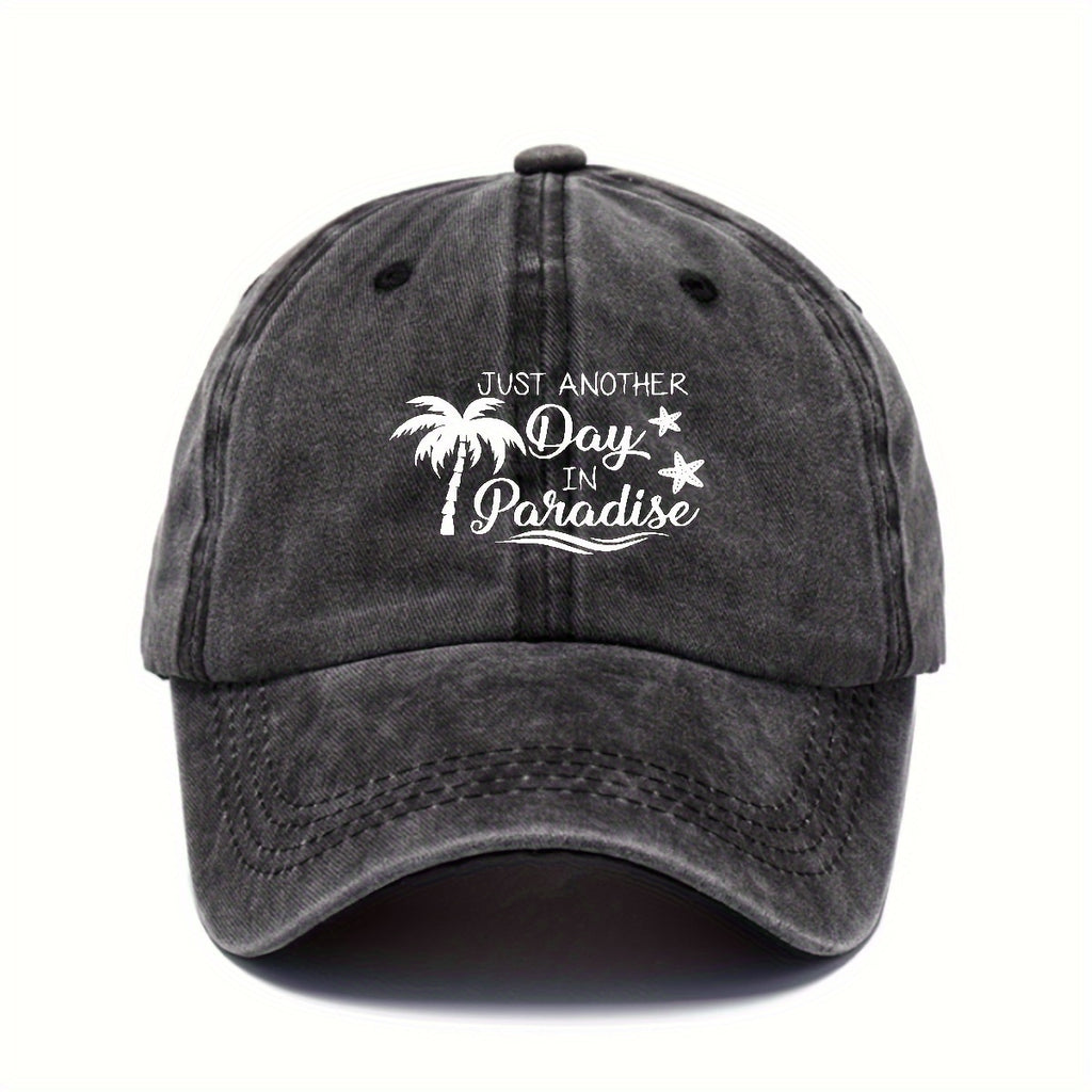 Unisex Baseball Cap Casual Pre-Curved Brim Sun Hat, Breathable and Adjustable, Made of Lightweight Non-Elastic Fabric Fashionable Y2K Couple