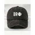 Men' Baseball Bro Graphic Dad Hat - Vintage Cap with Bro Print & Full, Adjustable Pull String Closure, Machine Washable Retro Streetwear Gift Suitable for Sports, Casual Wear, Gifts for Dads, Bros, Baseball Fans