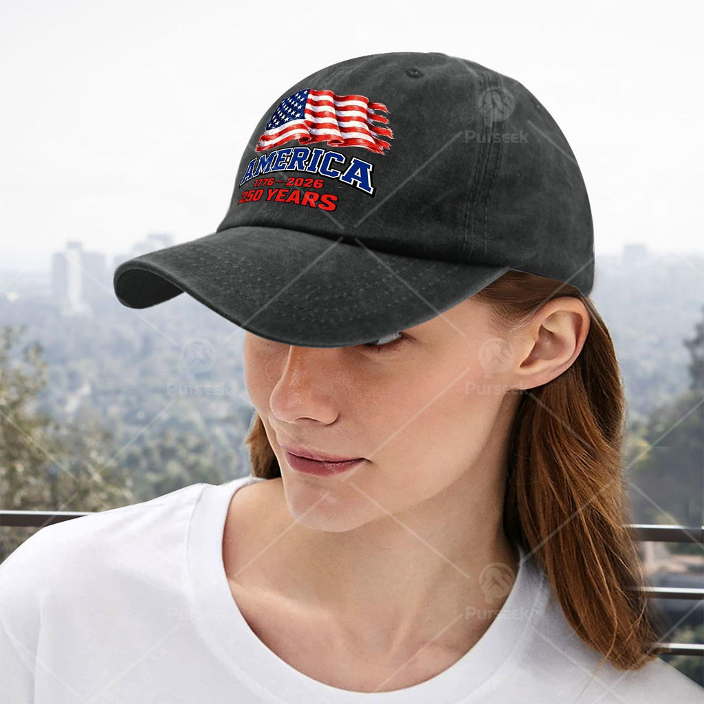 Unisex Baseball for The 250Th Anniversary of US Independence 1776-2026 Patriotic Celebration