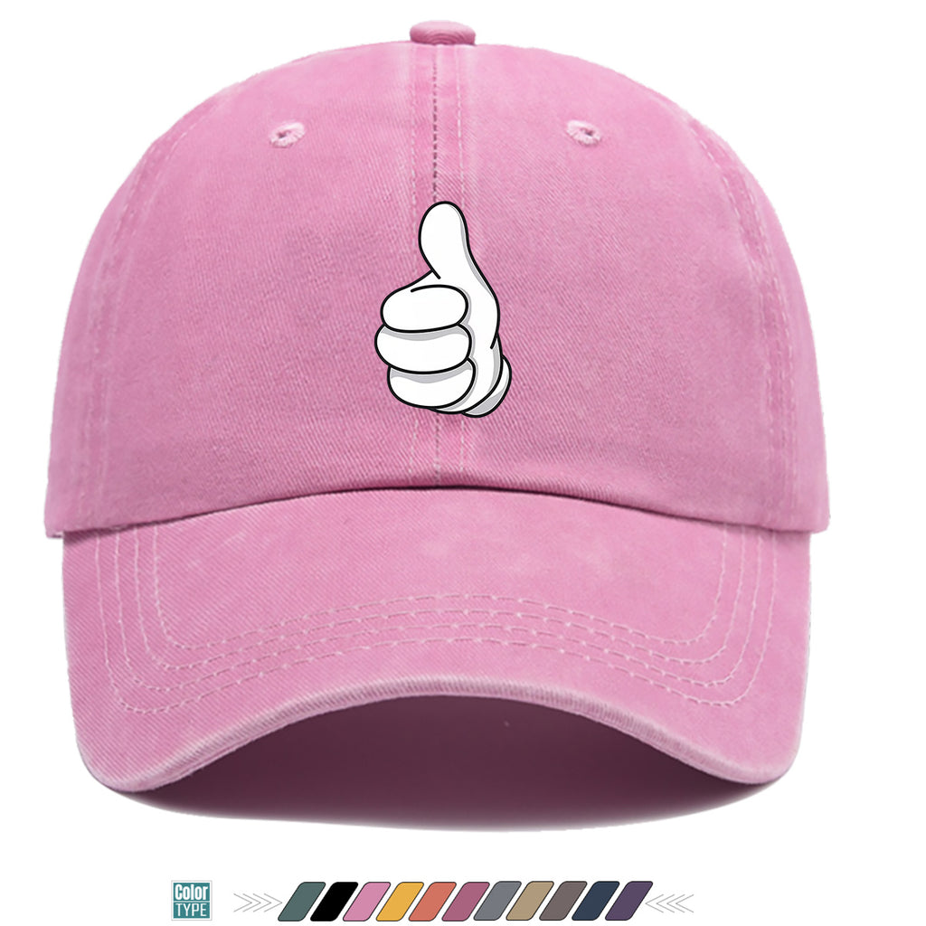 1pc Minimalist Black And White Cartoon Thumbs Up Gesture Print Baseball Cap Fashion Trend Duck Tongue Hat Unisex Adjustable Size Casual Versatile Sun Hat Street Trendy Person Must-Have Outdoor Travel Sun Hat Daily Shopping, Travel, Sports, Party