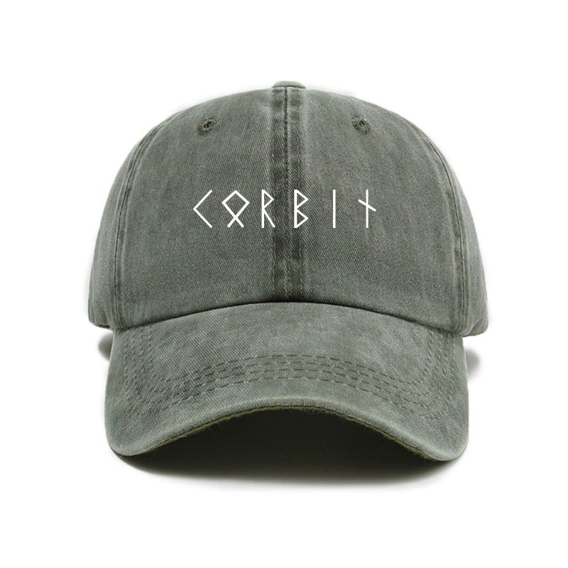 Washed Distressed Printed Baseball Cap Adult Easy Trendy Distressed Letter Style Printed Washed Soft Top Sun Hat Unisex Versatile Hat