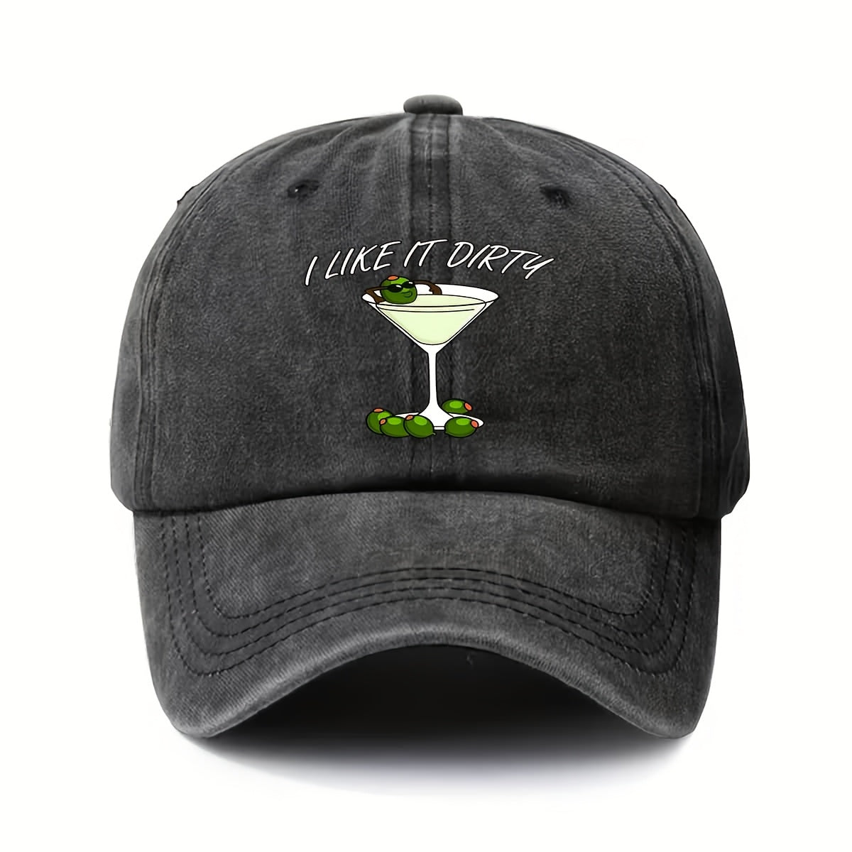 Trendy Brand Versatile Printed Vintage Baseball Cap, Unisex Couple Style, Distressed Washed Curved Brim Hat, Casual Versatile Outdoor Sun Hat, Sun and Breathable, Comfortable with Adjustable Head Circumference, Classic Design
