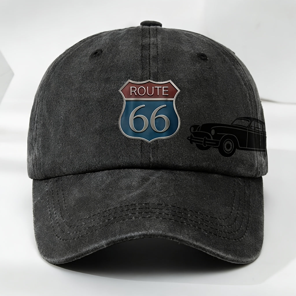 Men's Summer Casual Washed Baseball Hat, Lightweight Adjustable Outdoor Sun Hat for Everyday