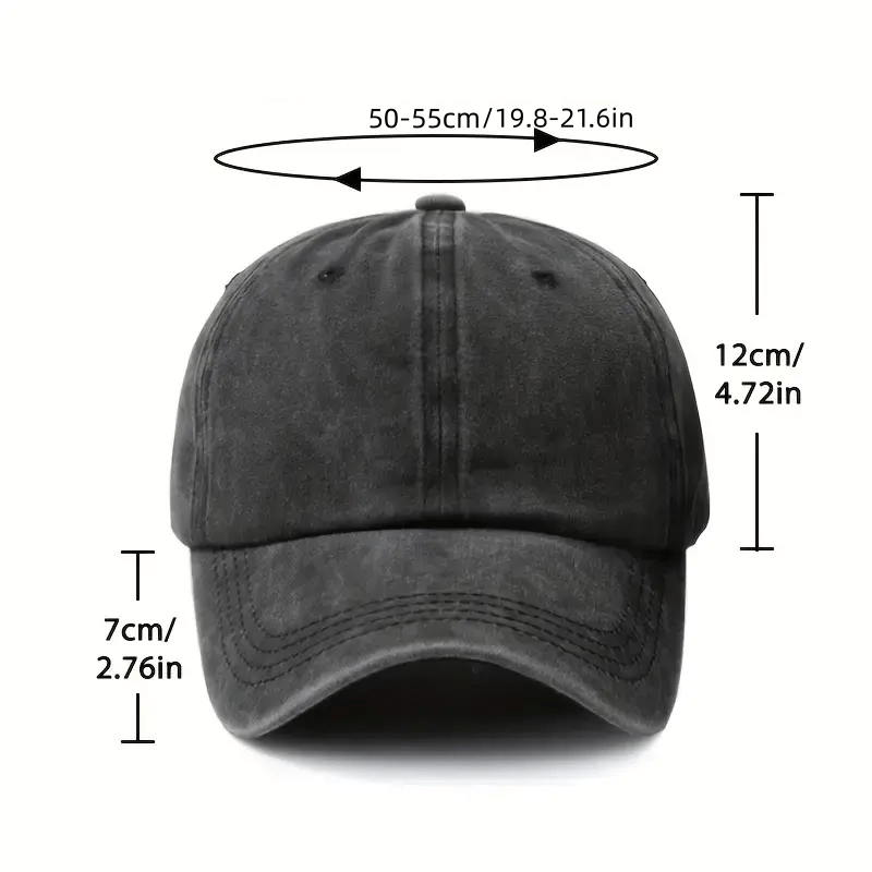MAKEFGE Adjustable UPF Baseball Cap with Cat Ear & Iconic Kitten Print - Lightweight Washed Hip-Hop Hat Suitable for Outdoor, Casual Wear,, for -day Sun