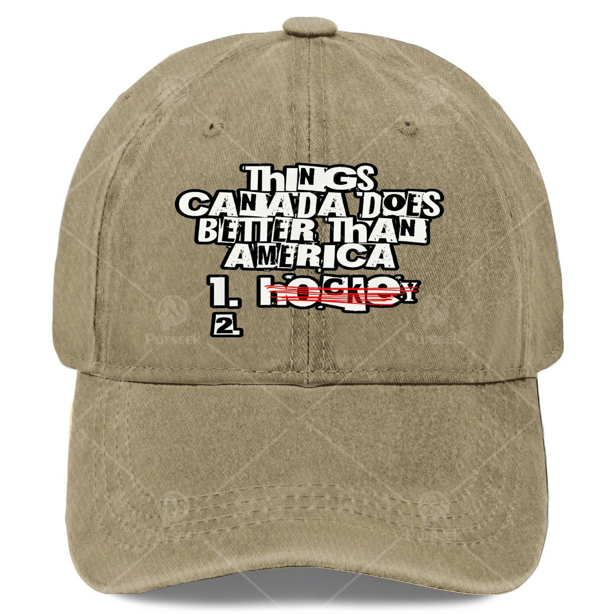 Canada-Themed Vintage Baseball Cap Suitable for Christmas, Games & 4th of - Unisex Adjustable Hat with Canadian Symbols, Machine Washable for Events, Casual Attire & for Competitions - Canadian Pride Gift for Men and Women