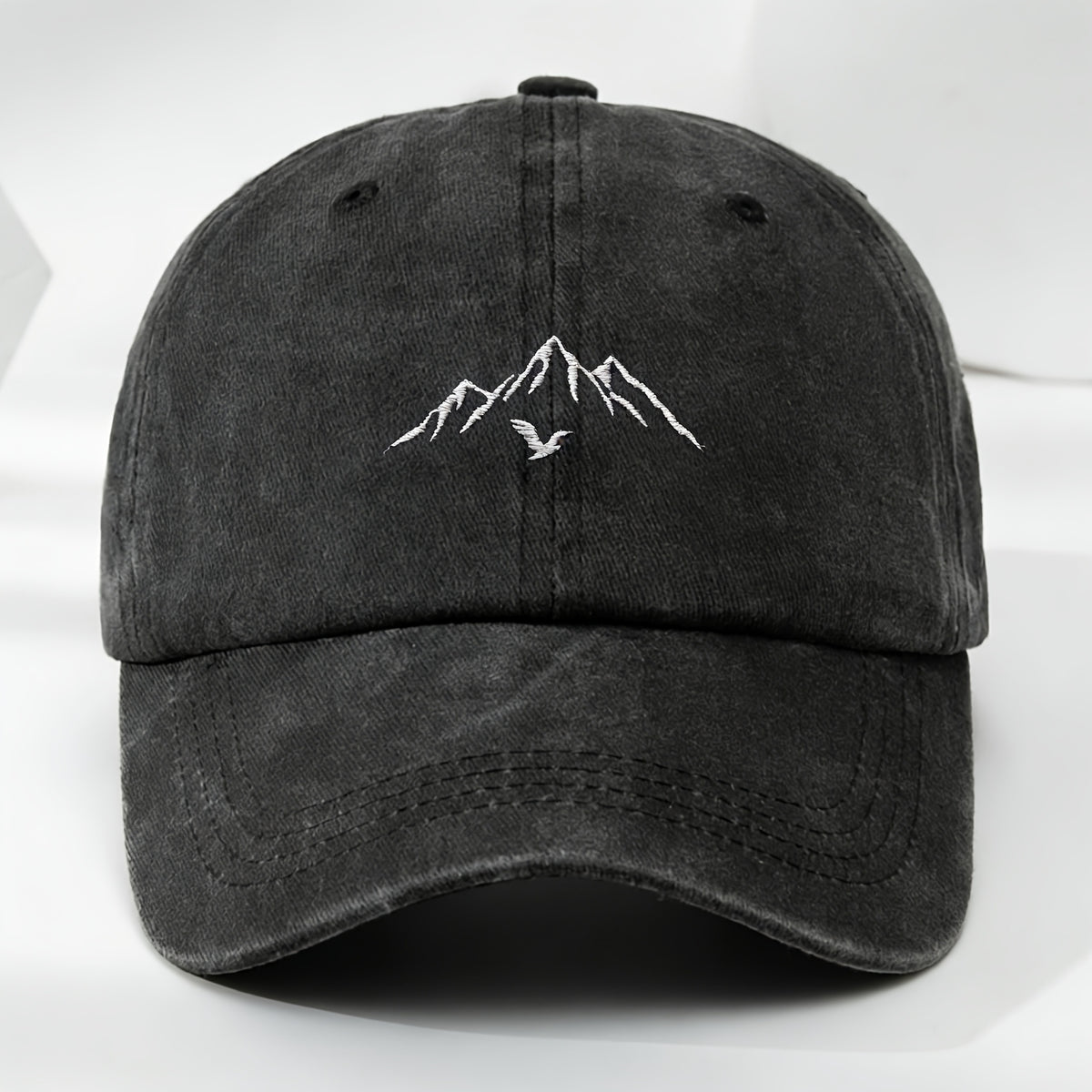 Men's Summer Casual Washed Baseball Hat, Lightweight Adjustable Outdoor Sun Hat for Everyday