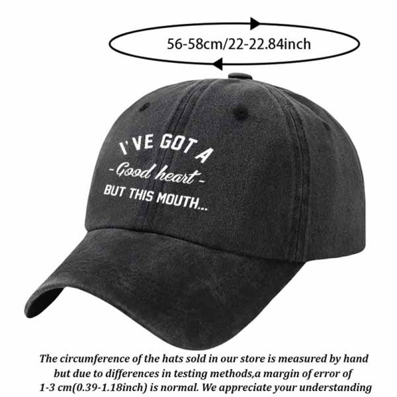Trendy Baseball Cap with English Slogan Design, Eye-Catching for Daily Outings