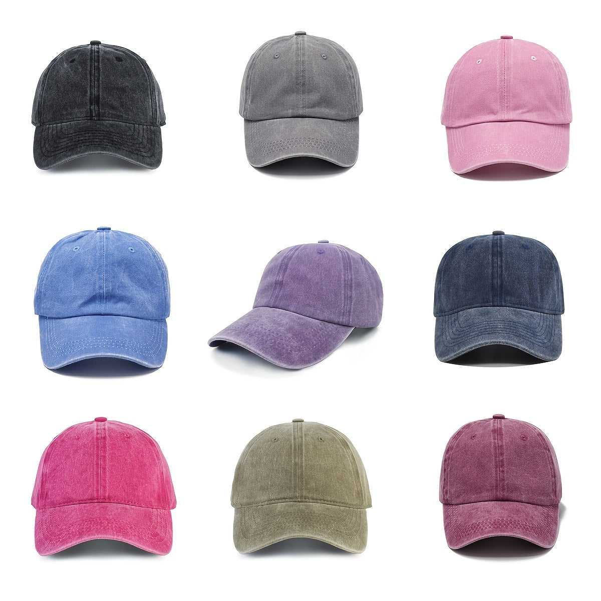 Halloween Retro Washed Cap for Men And Women, Cute Ghost Trendy Cap, Adjustable Casual Street Fashion Baseball Cap